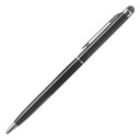 Guľôčkové pero s funkciou stylusu dotykové pero PEN pre dotykové obrazovky smartfónu Čierna