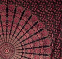 Покрывало/чехол/штора/из Индии/230x206/розовый/золотой
