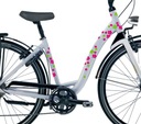 90шт MIX FLOWERS PINK большие маленькие наклейки на велосипед