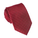 Мужской галстук из 100% ШЕЛКА, бордовый шелк, kj39
