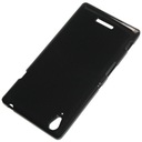 ЗАДНЯЯ ЧАСТЬ СИЛИКОНОВАЯ SONY XPERIA T3 / ЧЕРНАЯ