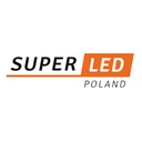 4x светодиодный светильник Накладной светильник 120 см 36Вт Черная панель SuperLED 4000K