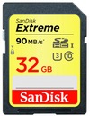 КАРТА SANDISK 32 ГБ SD SDHC EXTREME HD UHS-1 90 МБ/с