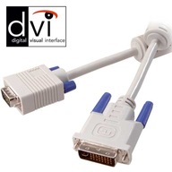 Кабель DVI (24 + 5 pin) <-> VGA (D-Sub 15pin) 1,8 м HD якість Vivanco Варшава