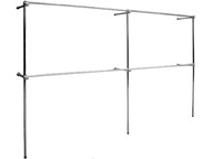 Шафа для одягу 2. 5x2m гардеробна вішалка c1