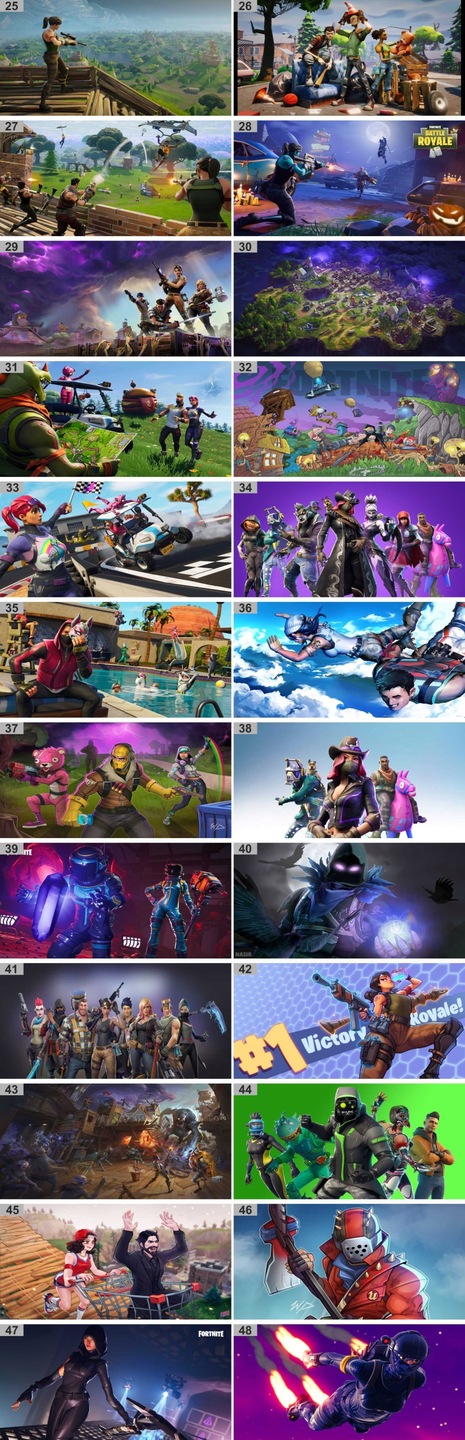 wzory do wyboru - fortnite fototapeta