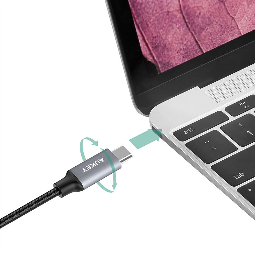 kabel usb aukey quick charge 30 typu c