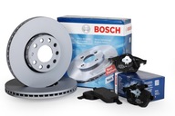 2× Bosch 0 986 479 B50 Brzdový kotúč + Bosch 0 986 424 537 Sada brzdových doštičiek, kotúčové brzdy