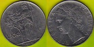 WŁOCHY 100 Lira 1966 r.