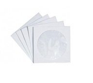 KOPERTY papierowe na płyty CD z oknem białe 100 szt wysoka jakość