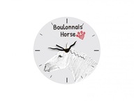 Bulharský kôň Stojace hodiny s grafikou, MDF