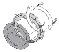 Tanklock plech adaptéra givi Kappa BF03