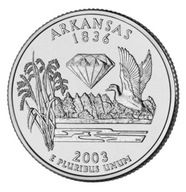 25 cent (2003) Spojené štáty americké - Arkansas Mincovňa Philadelphia