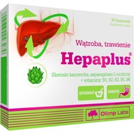 OLIMP Hepaplus 30 kapsúl Pečeň Trávenie Vitamíny EXTRAKT Z ARTIČOKOV