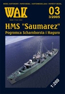 WAK 3/05 britský torpédoborec HMS SAUMAREZ