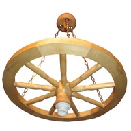 Svietidlo koleso drevené koleso pre altánok