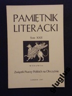 PAMIĘTNIK LITERACKI TOM XXII 1997 ROK