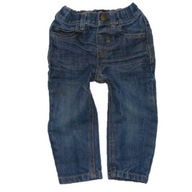 DENIM CO cienkie jeansy z regulacją pasa 86 cm
