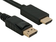 Kabel DisplayPort do HDMI DP 1,8 m Konwerter Adapter