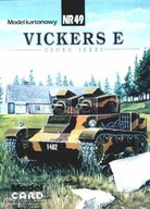 Model Card č. 49 ľahký tank Vickers E