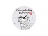 Chesapeake Bay retriever Stojace hodiny s grafikou