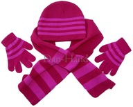 F&F modny KOMPLET czapka - szalik - rękawiczki