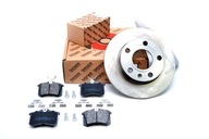 Тормозные диски, диск 245mm+тормозные колодки, колодки задний audi a4 b6 00-2004r видеть, посмотри - фото