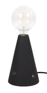 Nočná lampa betónová čierna v. 24cm