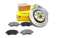 Тормозные диски, диск 266mm+тормозные колодки, колодки перед peugeot 307 sw универсал - фото