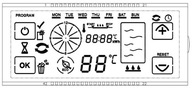 ART nový dotykový panel LCD 88:88 (LCD-AV-CBS106B00-HK)