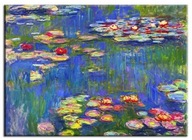 OBRAZ Claude Monet LILIE WODNE 50x70 NA PŁÓTNIE
