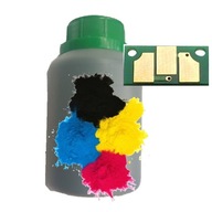 Prášok refill cartridge pre HP čierna (black), červená (magenta), modrá (cyan), žltá (yellow)