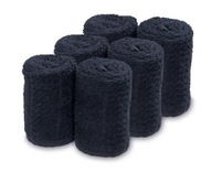 Kadernícke uteráky čierne Barburys 6ks 70x20cm