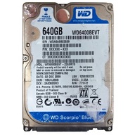 Pevný disk Western Digital WD6400BEVT | 22A0RT0 | 640GB SATA 2,5"