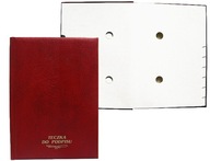 Taška na podpis A4, 10 kariet, krytý chrbát, s hubkou – bordó