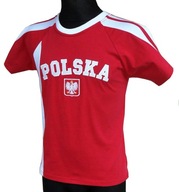 Bavlnené tričko Poľsko : super kvalita : veľ. S