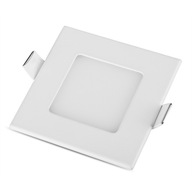 LED stropné svietidlo 6W podomietkové štvorcové