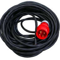 pripojovací predlžovací kábel 16A 4p gumový 4x2,5 10m