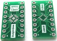 Doska s plošnými spojmi QFN16 / LGA16_____________PCB-057