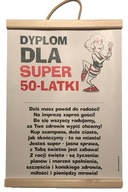Diplom Na 50 Narodeniny 50-ročného Päťdesiatka 50