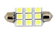 ŽIAROVKA C5W C10W 24V BIELA LED SMD5050 41MM SV8,5