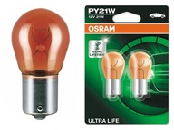 OSRAM Żarówka PY21W ULTRA LIFE 4 Lata Gwarancji