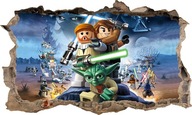 Nálepka Plagát na stenu STAR WARS LEGO 3D XXXL