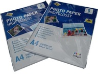 Profesjonalny Papier fotograficzny A4 230g High Glossy op. 20 ark
