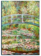obraz Claude Monet MOSTEK JAPOŃSKI NA PŁÓTNIE