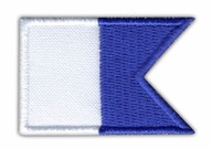 Nášivka Potápačská vlajka Alpha AL-FA Signály MKS