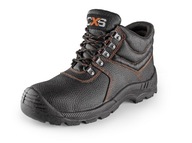 Ochranné trojice Nepremokavé pracovné topánky s plechom CXS Marble Stone S3 43