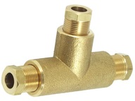 Тройник соединитель трубки miedzianej 8mm/8mm/8mm - фото