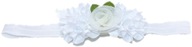 Roztomilá čelenka Ročenka Narodeniny od 34 cm 3 kvety