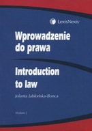 Wprowadzenie do prawa Introduction to Law Jolanta Jabłońska-Bonca